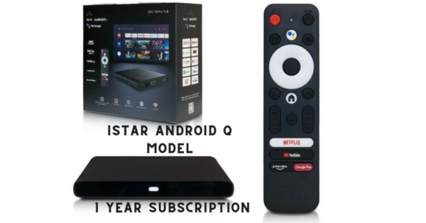 Description Additional information Specifications: The Istar Android Q is the flagship of the home of Istar and has a variety of features such as online TV, web browsing, preinstalled Kodi, and IPTV. The easy-to-use Android system has many features and tools that you can use to install an app through the Google App Store. LAN, WiFi, HDMI, and 4.4K Full HD display are just some of the numerous features.